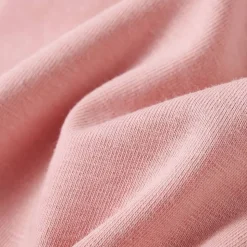 Langærmet T-shirt til børn str. 104 lyserød