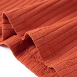 Langærmet T-shirt til børn str. 92 cm orange