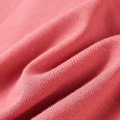 Langærmet T-shirt til børn str. 116 gammelrosa