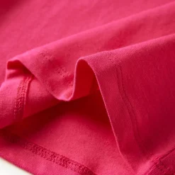 Langærmet T-shirt til børn str. 104 pink