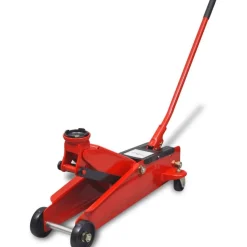 Lavprofil hydraulisk gulvdonkraft 3 ton Rød