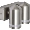 LED Væglampe Rustfrit Stål Ned med Kegle Hoved