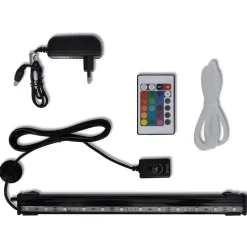 LED-undervandslampe til akvarie 32 cm boblefunktion RGB-farver