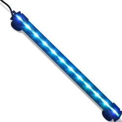 LED-undervandslampe til akvarie 32 cm boblefunktion RGB-farver