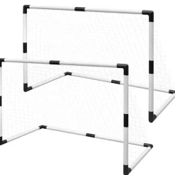 Mini-fodboldmål 2 stk. 91,5x48x61 cm til børn