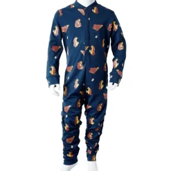 Onesie til børn str. 92 blå