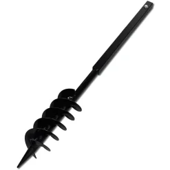Pælebor med håndtag, 100 mm, med forlængerrør, 13 m, stål