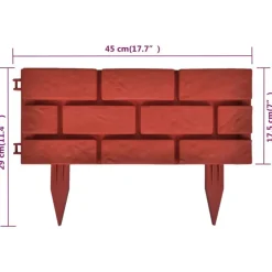 Plænekant 11 stk. murstensdesign