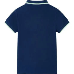 Polo til børn str. 116 marineblå