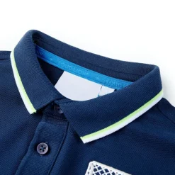 Polo til børn str. 116 marineblå