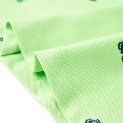 Polo til børn str. 92 neongrøn