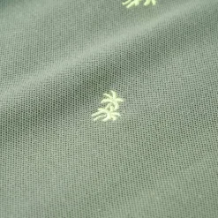 Poloshirt til børn str. 92 khakifarvet