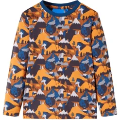 Pyjamas til børn str. 92 cognacfarvet