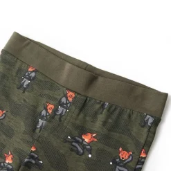 Pyjamas til børn str. 92 kakifarvet
