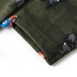 Pyjamas til børn str. 92 kakifarvet