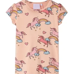Pyjamas til børn str. 92 korte ærmer orange