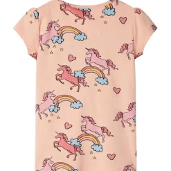Pyjamas til børn str. 92 korte ærmer orange