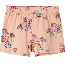 Pyjamas til børn str. 92 korte ærmer orange