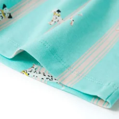 Pyjamas til børn str. 104 korte ærmer ecrufarvet