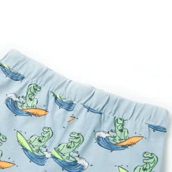 Pyjamas til børn str. 104 korte ærmer lyseblå