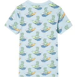 Pyjamas til børn str. 104 korte ærmer lyseblå