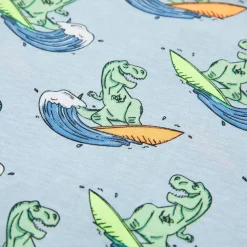 Pyjamas til børn str. 104 korte ærmer lyseblå