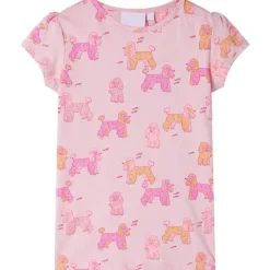 Pyjamas til børn str. 92 korte ærmer lyserød