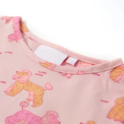 Pyjamas til børn str. 92 korte ærmer lyserød