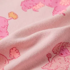 Pyjamas til børn str. 92 korte ærmer lyserød