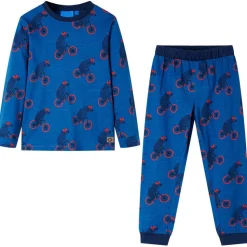 Pyjamas til børn str. 92 petroleumsblå