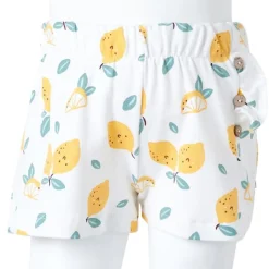Shorts til børn str. 92 ecrufarvet