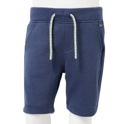 Shorts til børn str. 104 med snøre mørkeblå