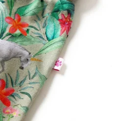 Shorts til børn str. 116 med snor kakifarvet