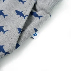 Shorts til børn str. 116 med snøre lys gråmeleret