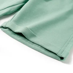 Shorts til børn str. 92 med snøre lys kakifarve