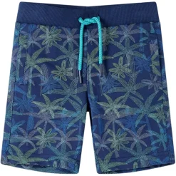 Shorts til børn str. 104 med snøre marineblå