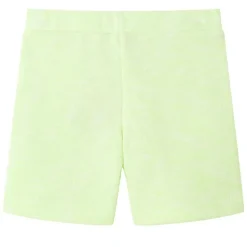 Shorts til børn str. 140 med snøre neongul