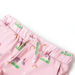 Shorts til børn str. 128 med snor lyserød
