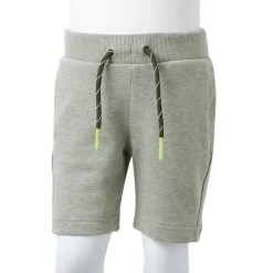 Shorts til børn str. 92 med snøre lys kakimeleret