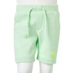 Shorts til børn str. 128 med snøre lysegrøn