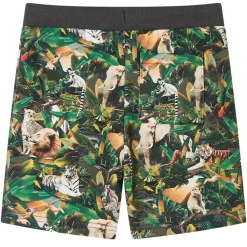 Shorts til børn str. 104 med snøre petroleumsblå
