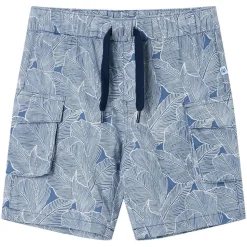 Shorts til børn str. 104 med snøre mørkeblå