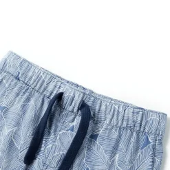 Shorts til børn str. 104 med snøre mørkeblå
