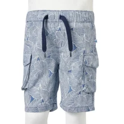 Shorts til børn str. 104 med snøre mørkeblå