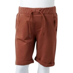 Shorts til børn str. 92 med snøre brun