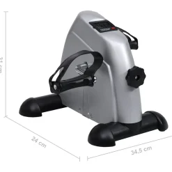 Sølv Mini motionscykel med Plastik Svinghjul