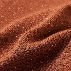 Strikket cardigan til børn str. 92 cognacfarvet