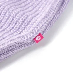 Strikket vest til børn str. 92 strikket lyslilla