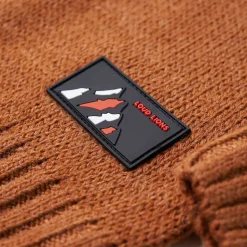 Sweater til børn str. 92 strikket cognacfarvet