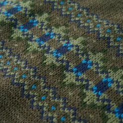 Sweater til børn str. 92 strikket kakifarvet